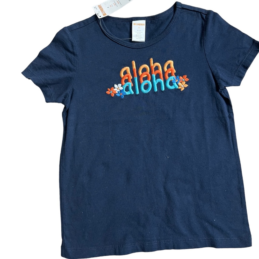 Gymboree Girls Navy Blue Top NWT SIZE 8